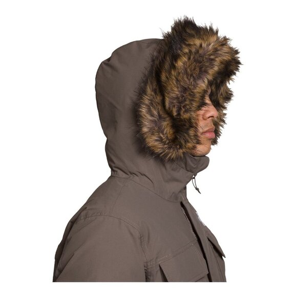 The North Face Mens Mcmurdo Bomber 600-Down Insulated Winter Jacket Falcon Brown - Picture 8 of 16